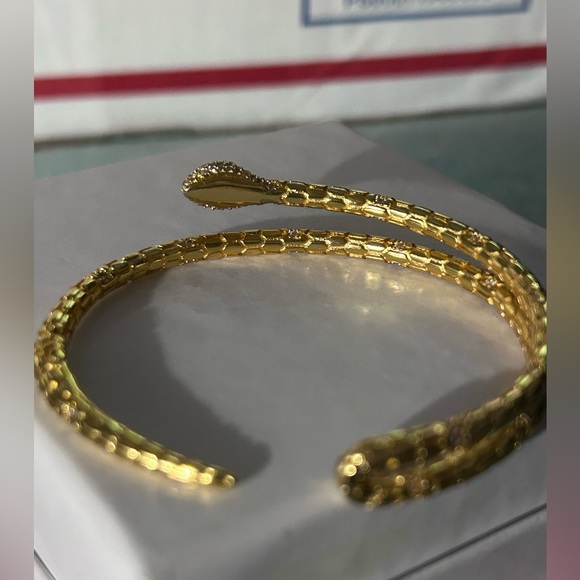 Snake Adjustable Bangle - Picture 8 of 9